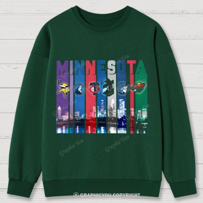 MINNESOTA unisex Cotton Sweatshirts