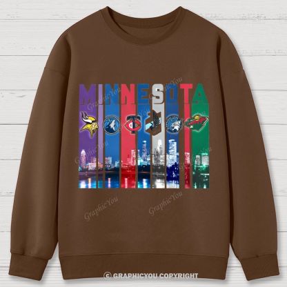MINNESOTA unisex Cotton Sweatshirts