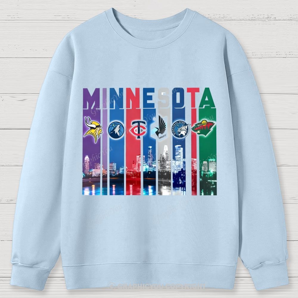 MINNESOTA unisex Cotton Sweatshirts