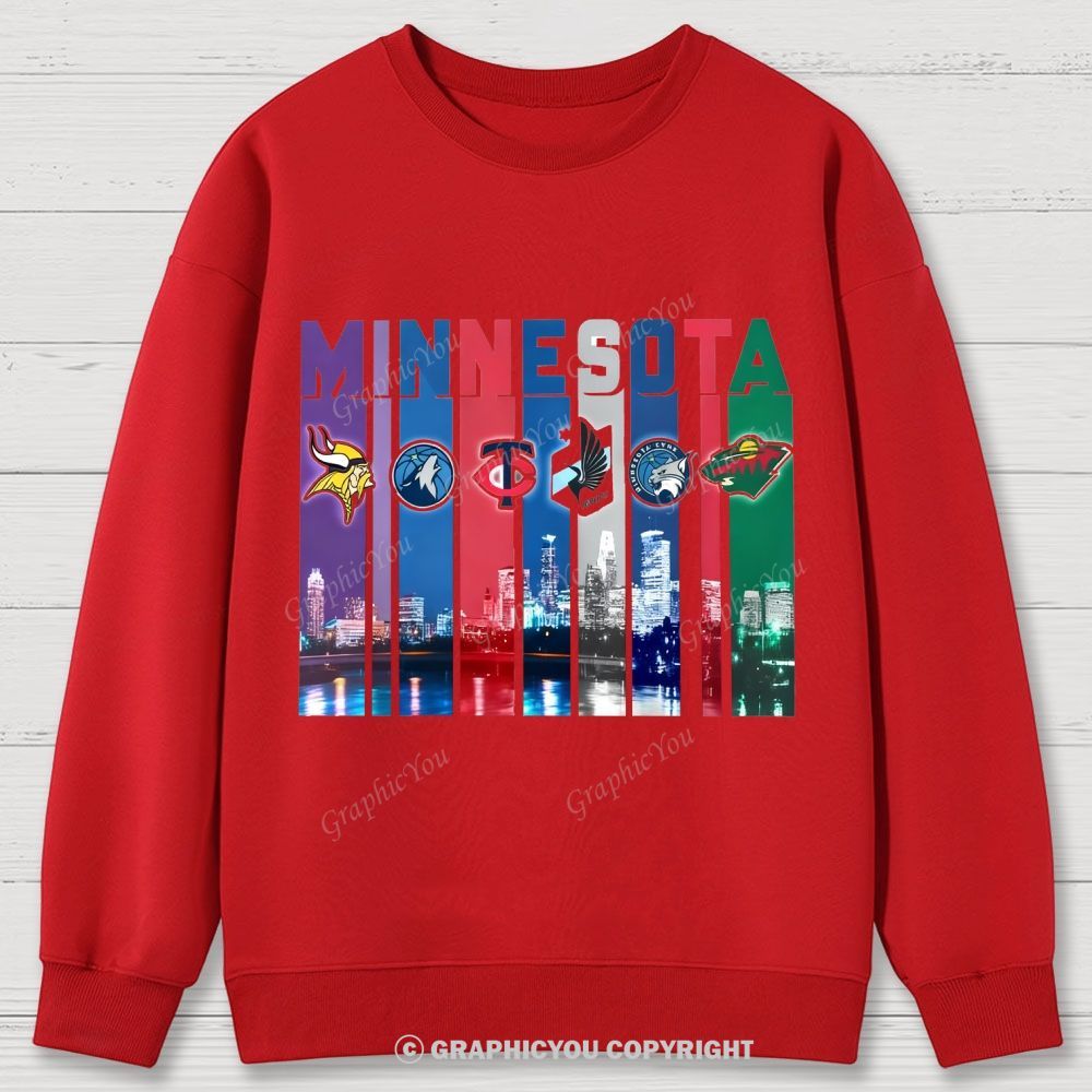 MINNESOTA unisex Cotton Sweatshirts
