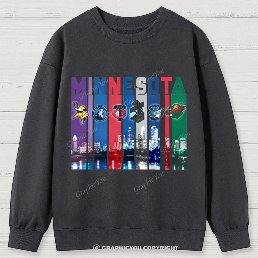 MINNESOTA unisex Cotton Sweatshirts