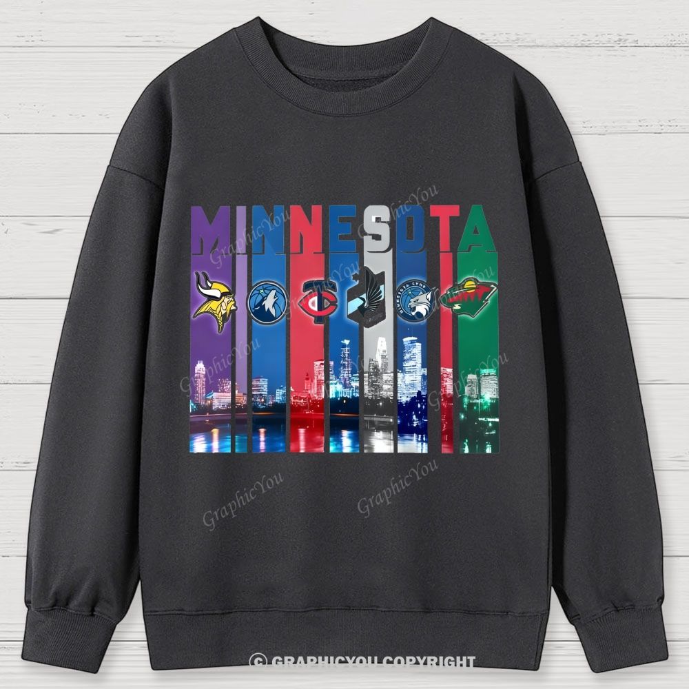 MINNESOTA unisex Cotton Sweatshirts