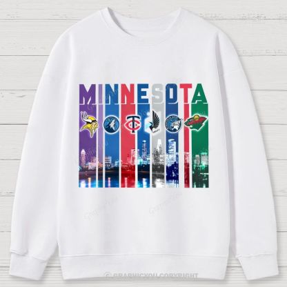 MINNESOTA unisex Cotton Sweatshirts