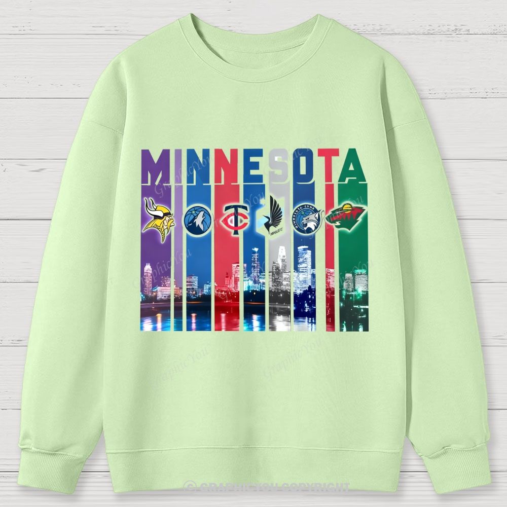 MINNESOTA unisex Cotton Sweatshirts