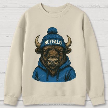 BUFFALO unisex Cotton Sweatshirts