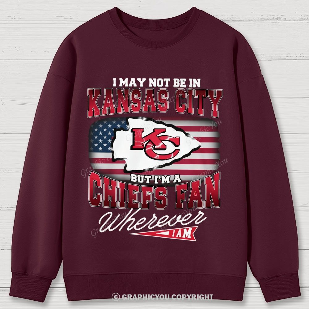 Kansas City Chiefs Graphic Cotton Sweatshirt