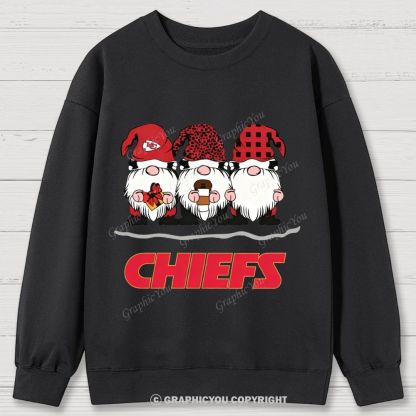 Kansas City Chiefs Christmas Graphic Cotton Sweatshirt