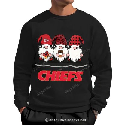 Kansas City Chiefs Christmas Graphic Cotton Sweatshirt