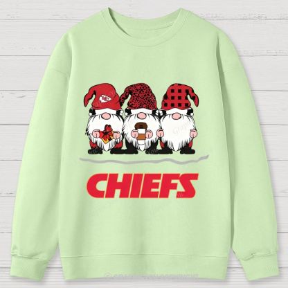 Kansas City Chiefs Christmas Graphic Cotton Sweatshirt