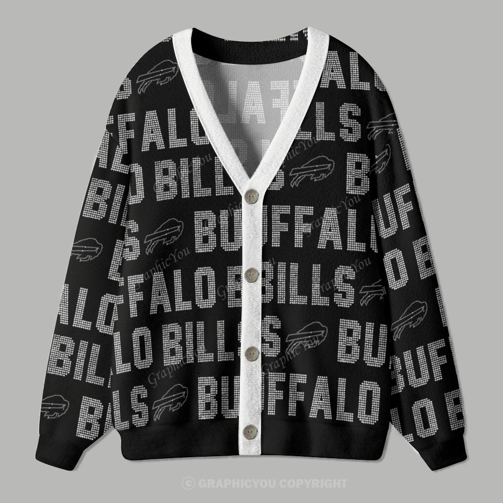 Buffalo Bills Cardigan Sweater Cardigan