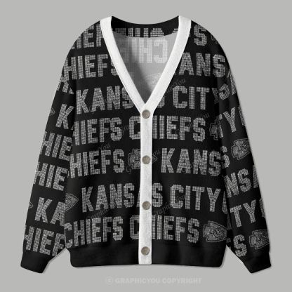 Kansas City Chiefs Cardigan Sweater Cardigan