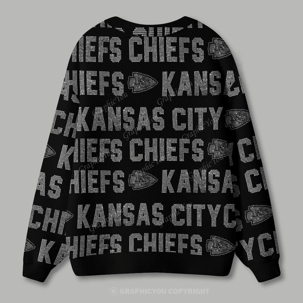 Kansas City Chiefs Cardigan Sweater Cardigan