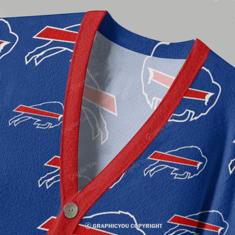 Buffalo Bills Cardigan Sweater Cardigan