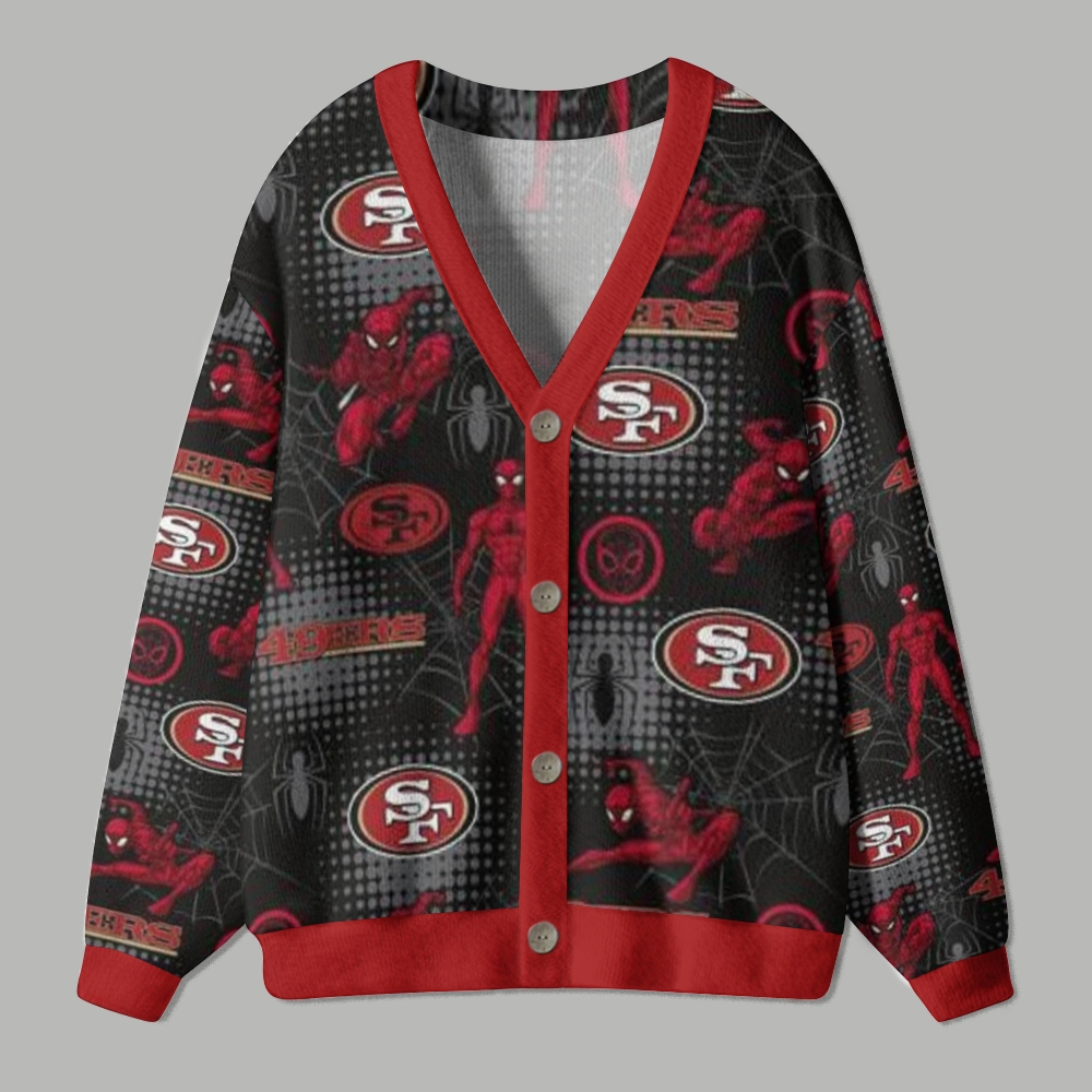 San Francisco 49ers Ugly Cardigan Sweater