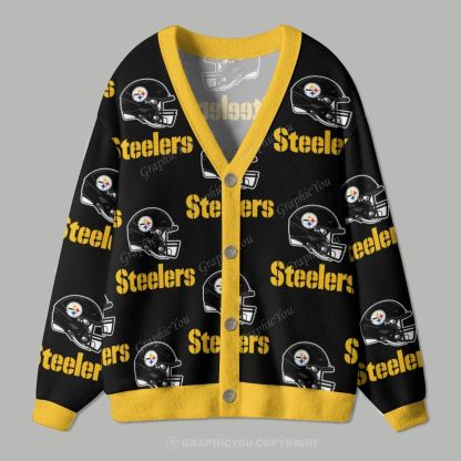 Pittsburgh Steelers Cardigan Sweater
