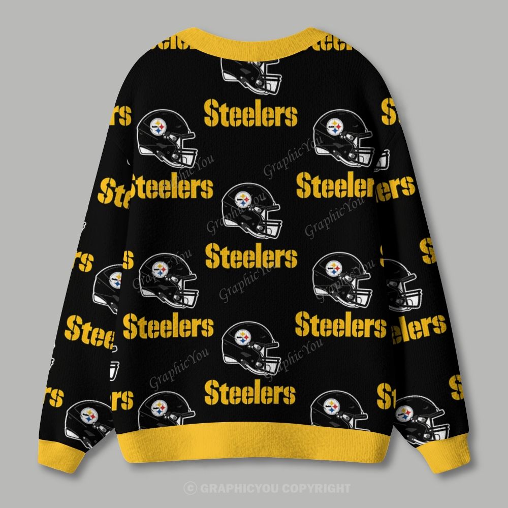 Pittsburgh Steelers Cardigan Sweater