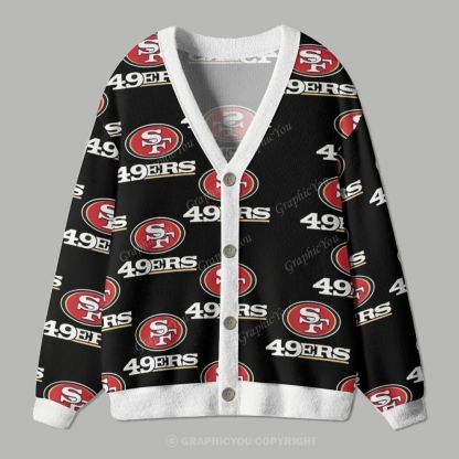San Francisco 49ers Cardigan Sweater