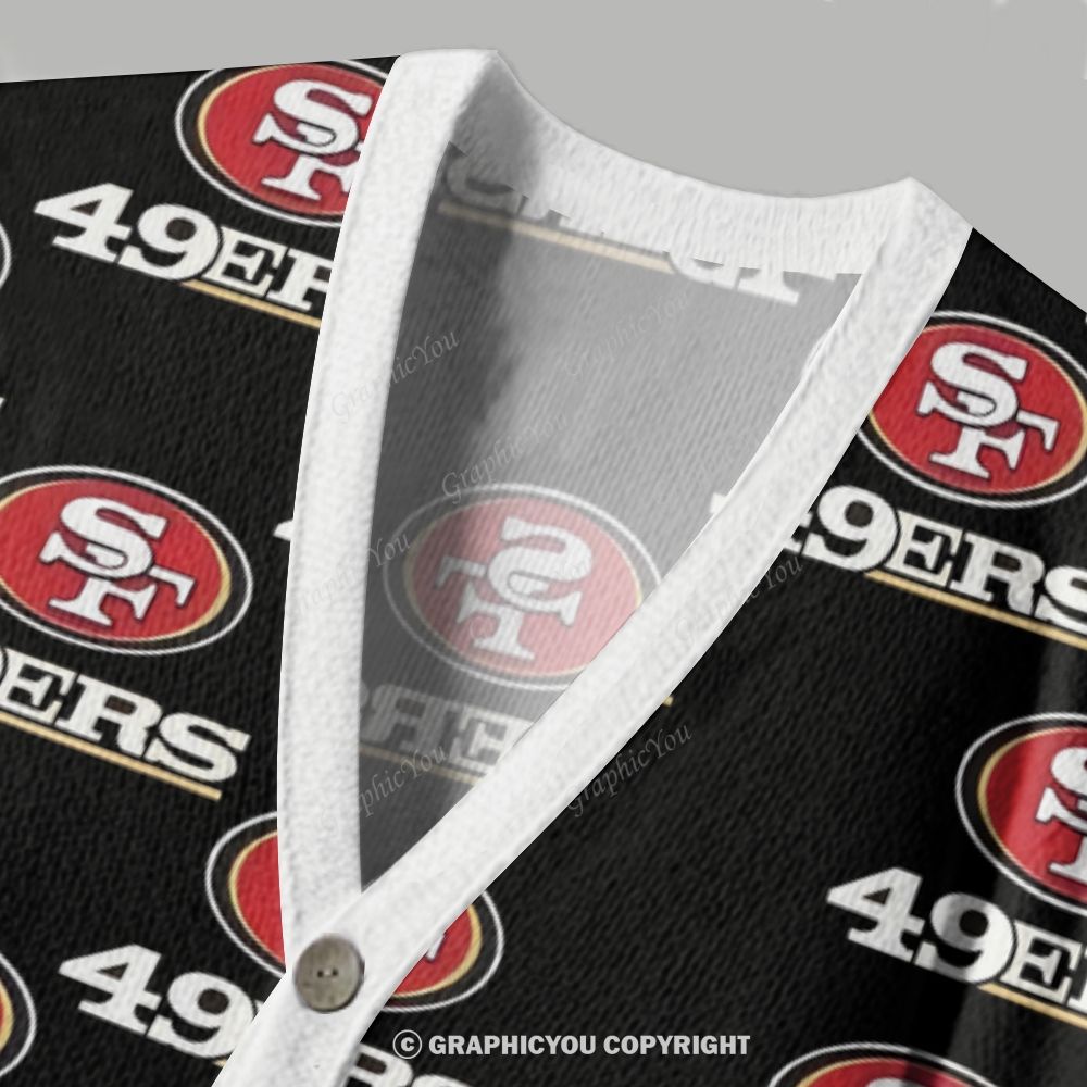 San Francisco 49ers Cardigan Sweater
