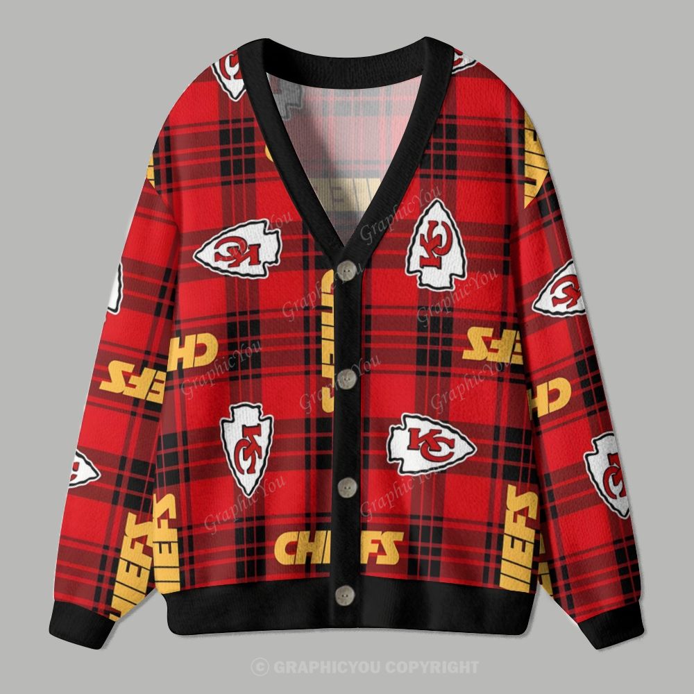 Kansas City Chiefs Cardigan Sweater