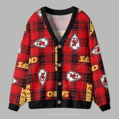 Kansas City Chiefs Cardigan Sweater