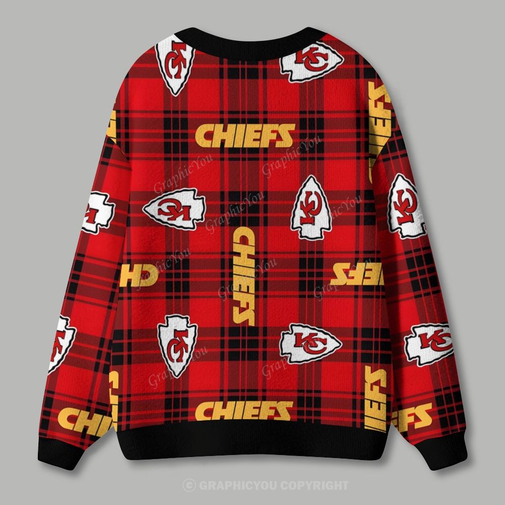 Kansas City Chiefs Cardigan Sweater