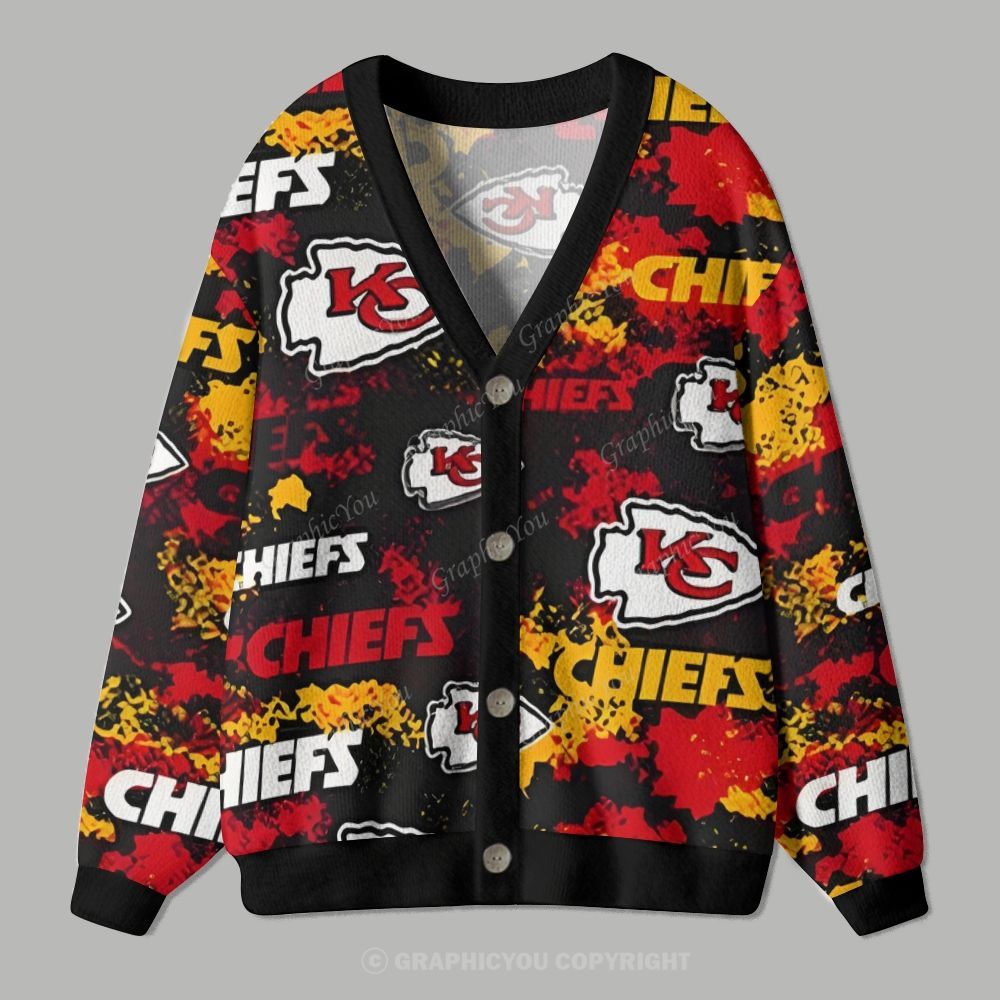 Kansas City Chiefs Cardigan Sweater