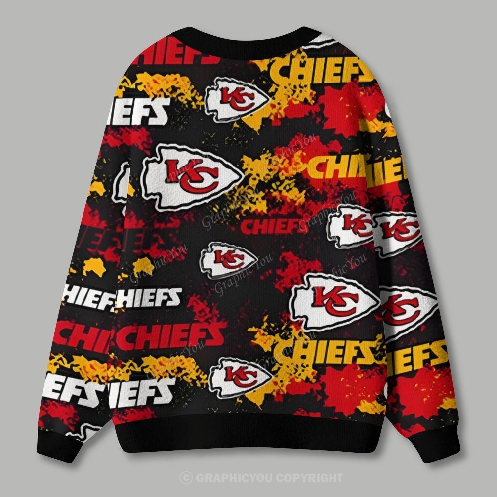 Kansas City Chiefs Cardigan Sweater