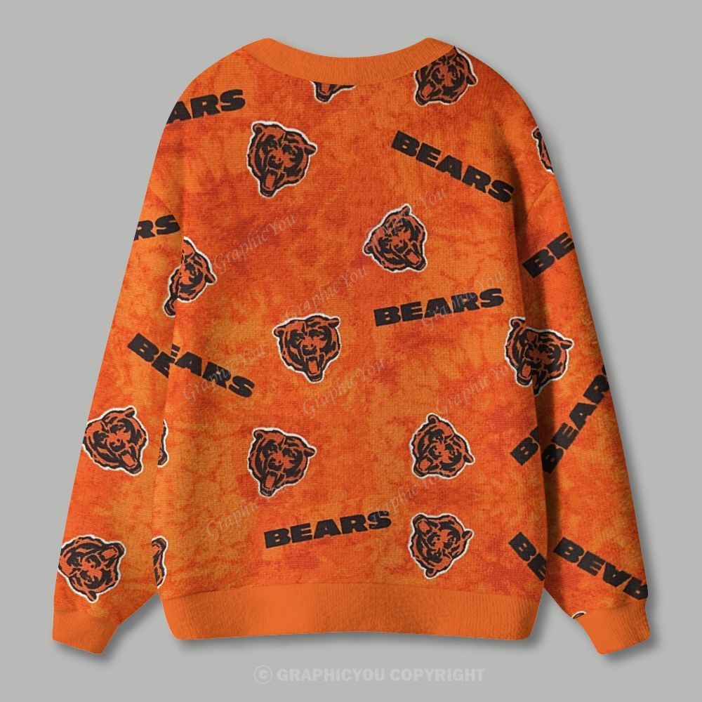 chicago bears Cardigan Sweater