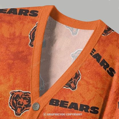 chicago bears Cardigan Sweater