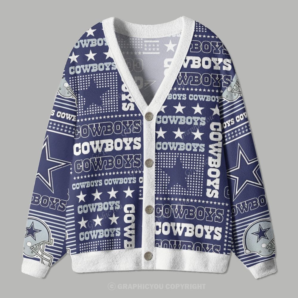 dallas cowboys Cardigan Sweater
