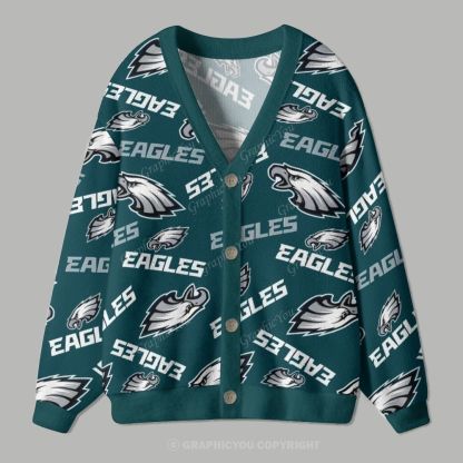 Philadelphia Eagles Cardigan Sweater