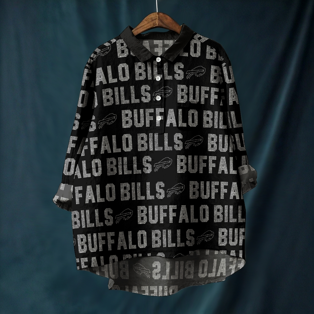 Buffalo Bills Printed Casual Long Sleeve Shirt