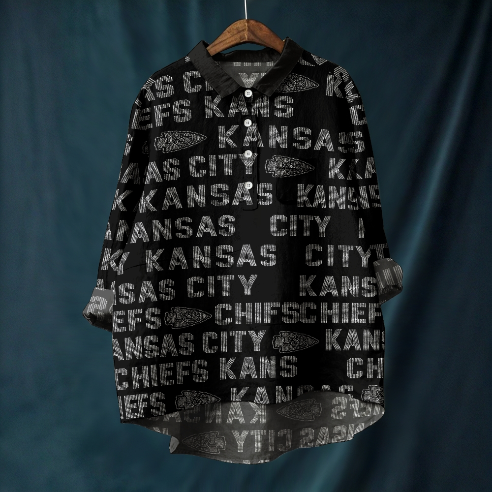 Kansas City ChiefsPrinted Casual Long Sleeve Shirt