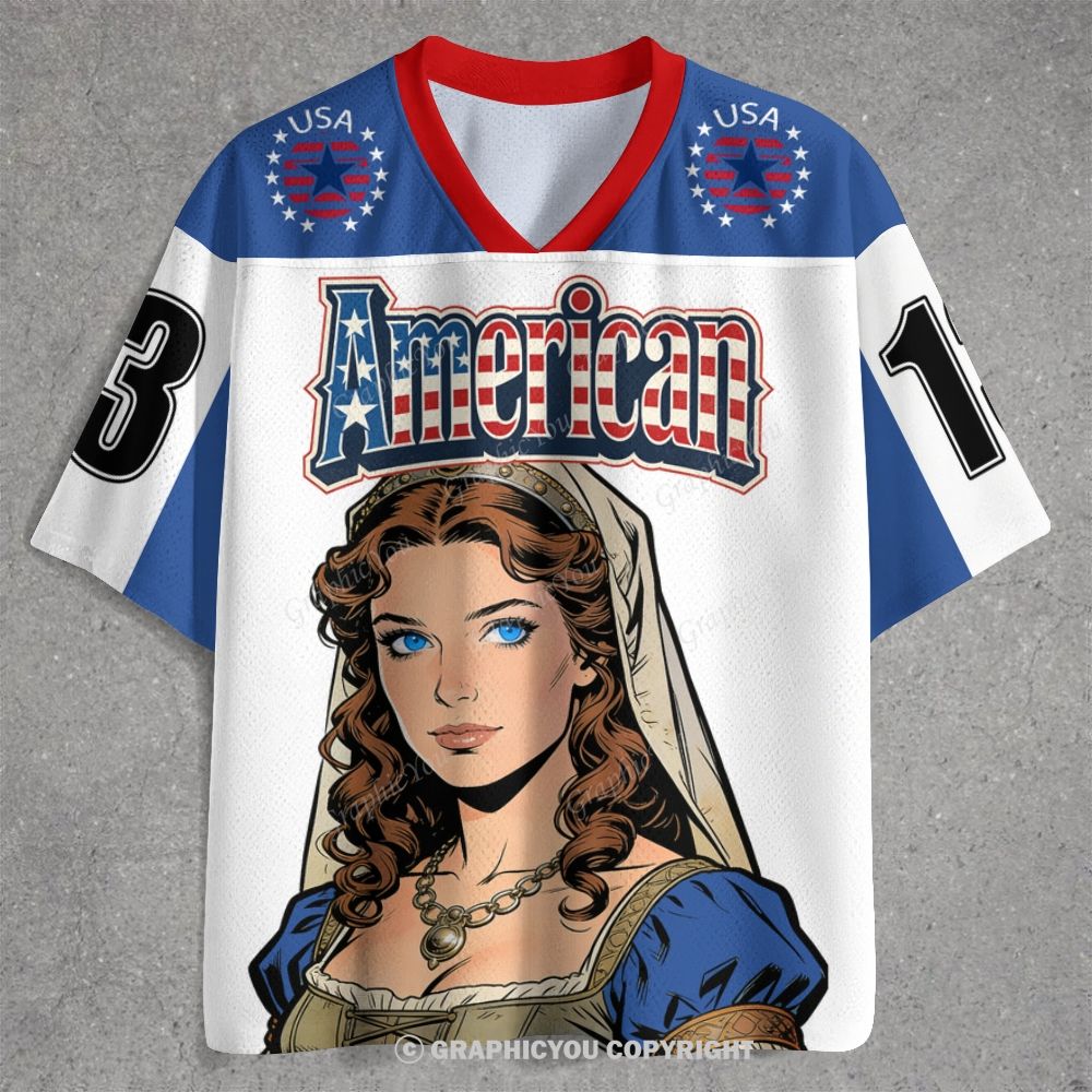 American Addcustom Name And Number Jersey Shirts