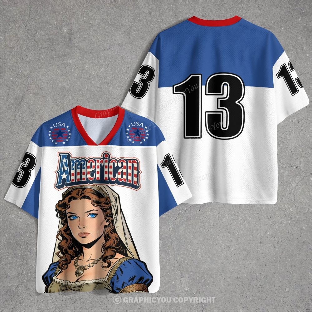 American Addcustom Name And Number Jersey Shirts