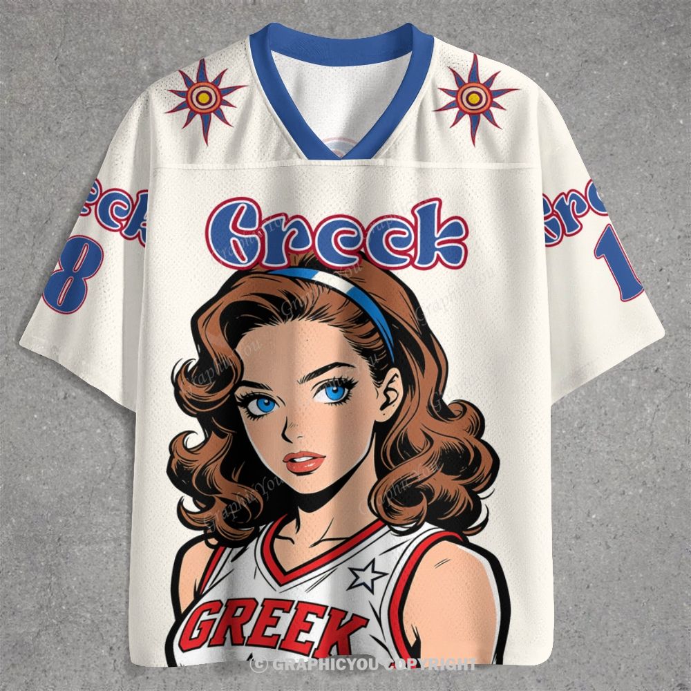 Cusctom Greek Addcustom Number Jersey Shirts