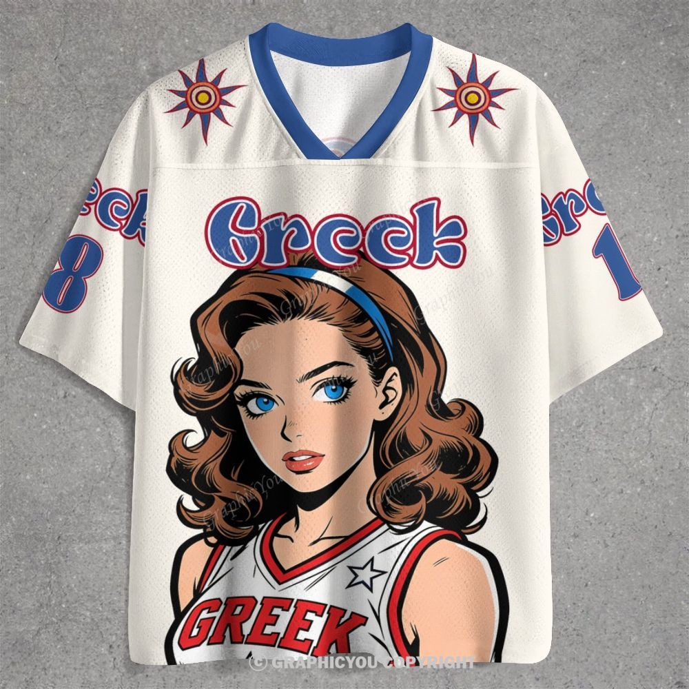 Cusctom Greek Addcustom Number Jersey Shirts