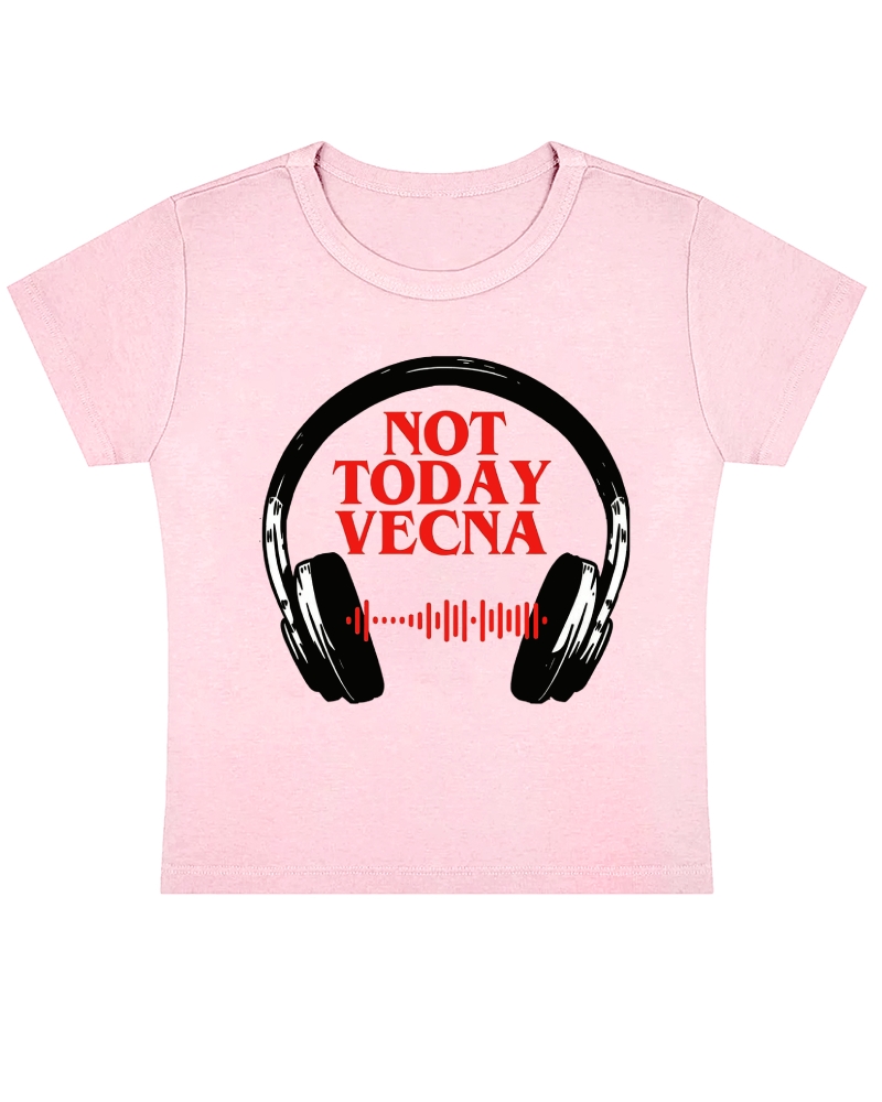 Custom Unisex Spotify Code Not Today Y2K Shirts Cotton Baby Tee