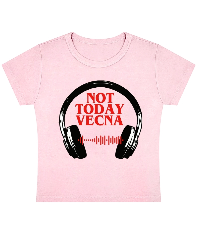 Custom Unisex Spotify Code Not Today Y2K Shirts Cotton Baby Tee