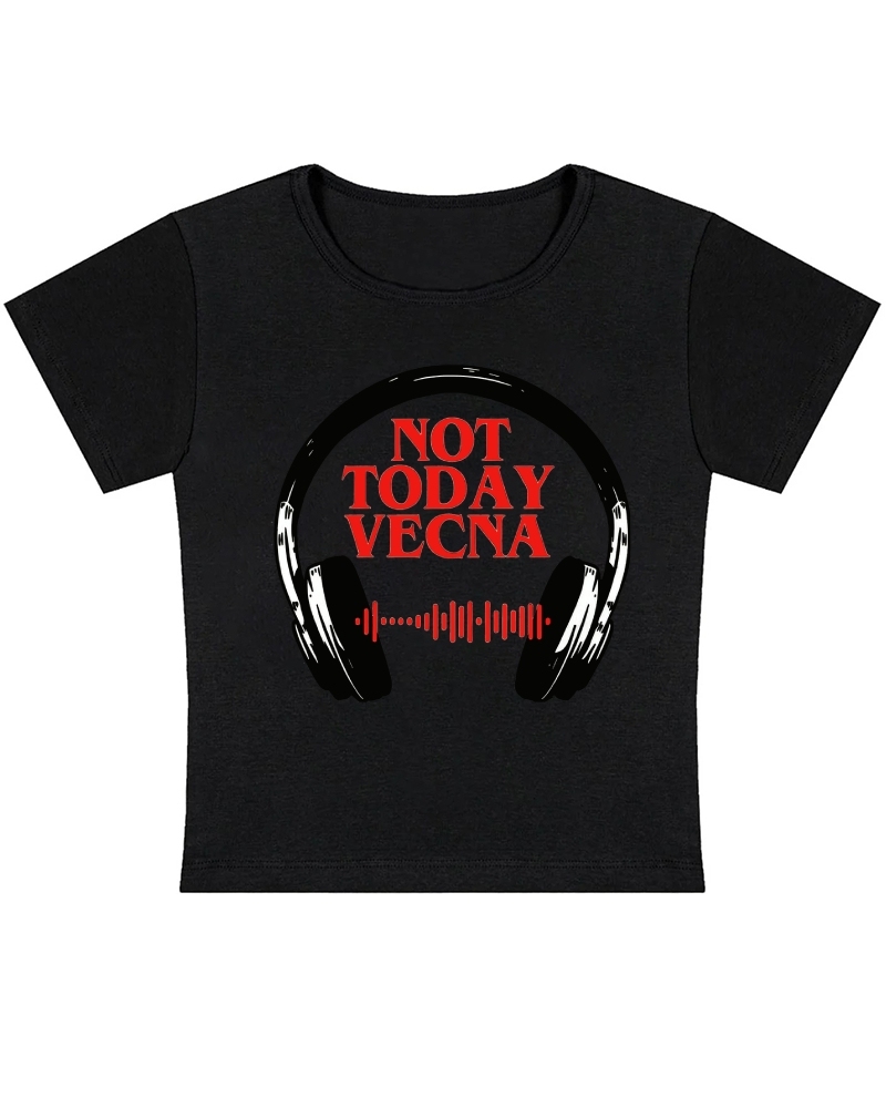 Custom Unisex Spotify Code Not Today Y2K Shirts Cotton Baby Tee