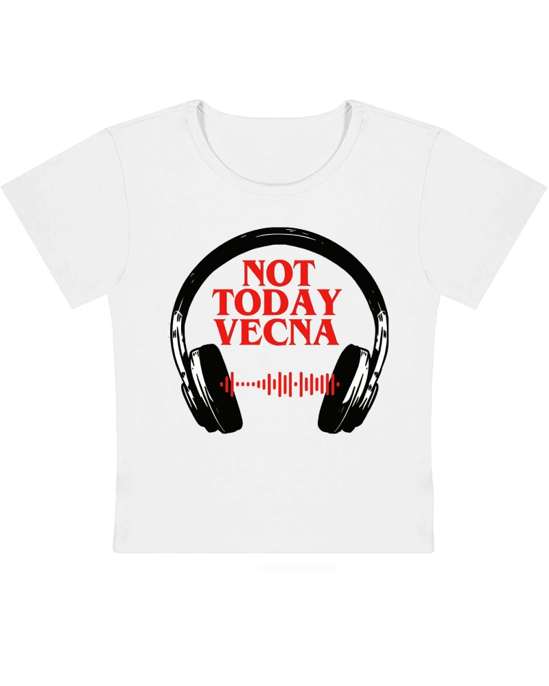 Custom Unisex Spotify Code Not Today Y2K Shirts Cotton Baby Tee