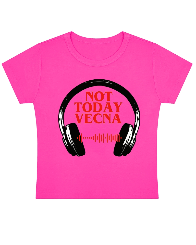 Custom Unisex Spotify Code Not Today Y2K Shirts Cotton Baby Tee