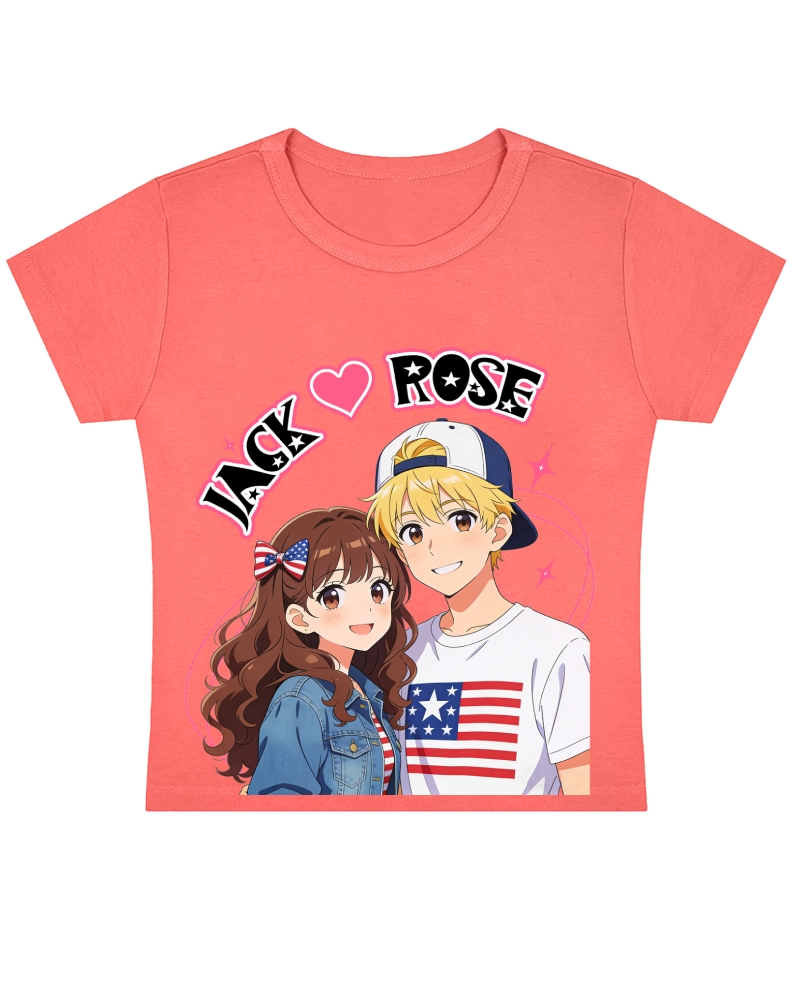 Unisex Customized For Couples Baby Tee