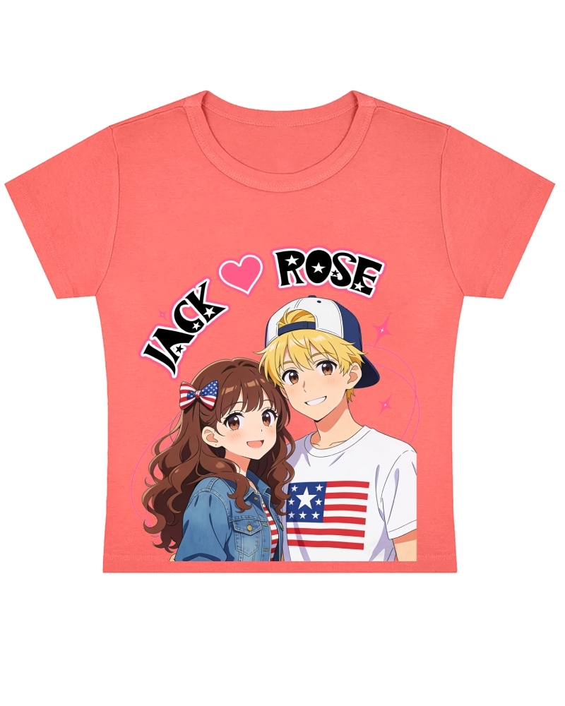 Unisex Customized For Couples Baby Tee