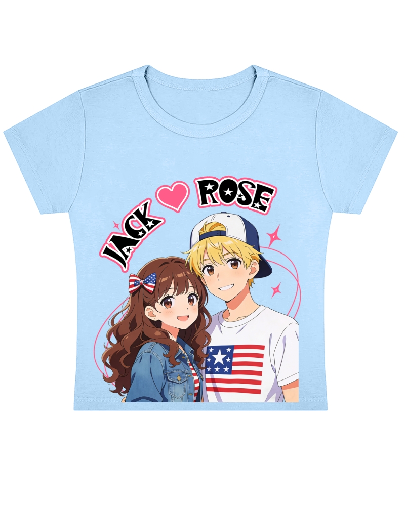 Unisex Customized For Couples Baby Tee