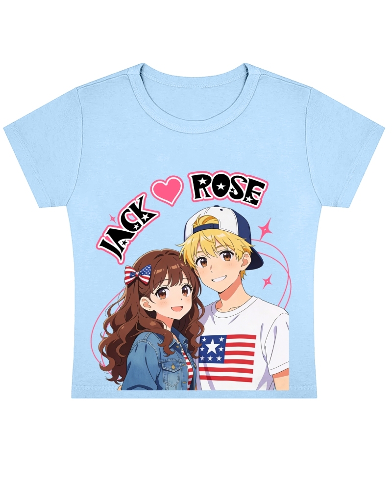 Unisex Customized For Couples Baby Tee