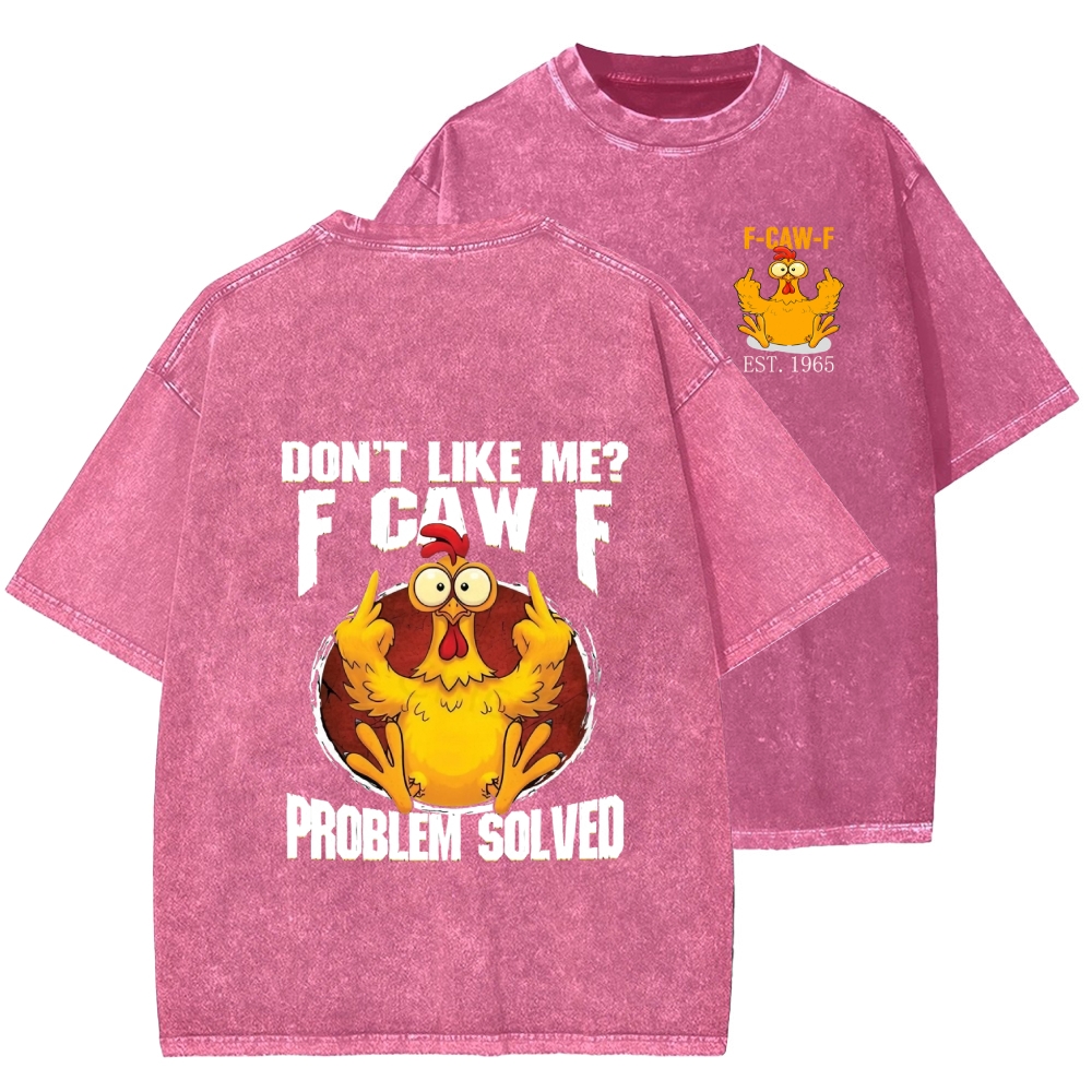 Unisex Custom Year Don't Like Me? Printed Washed Tee