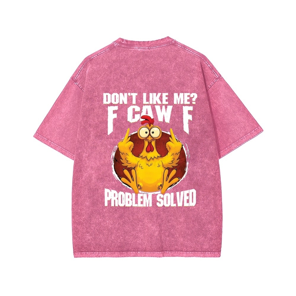 Unisex Custom Year Don't Like Me? Printed Washed Tee