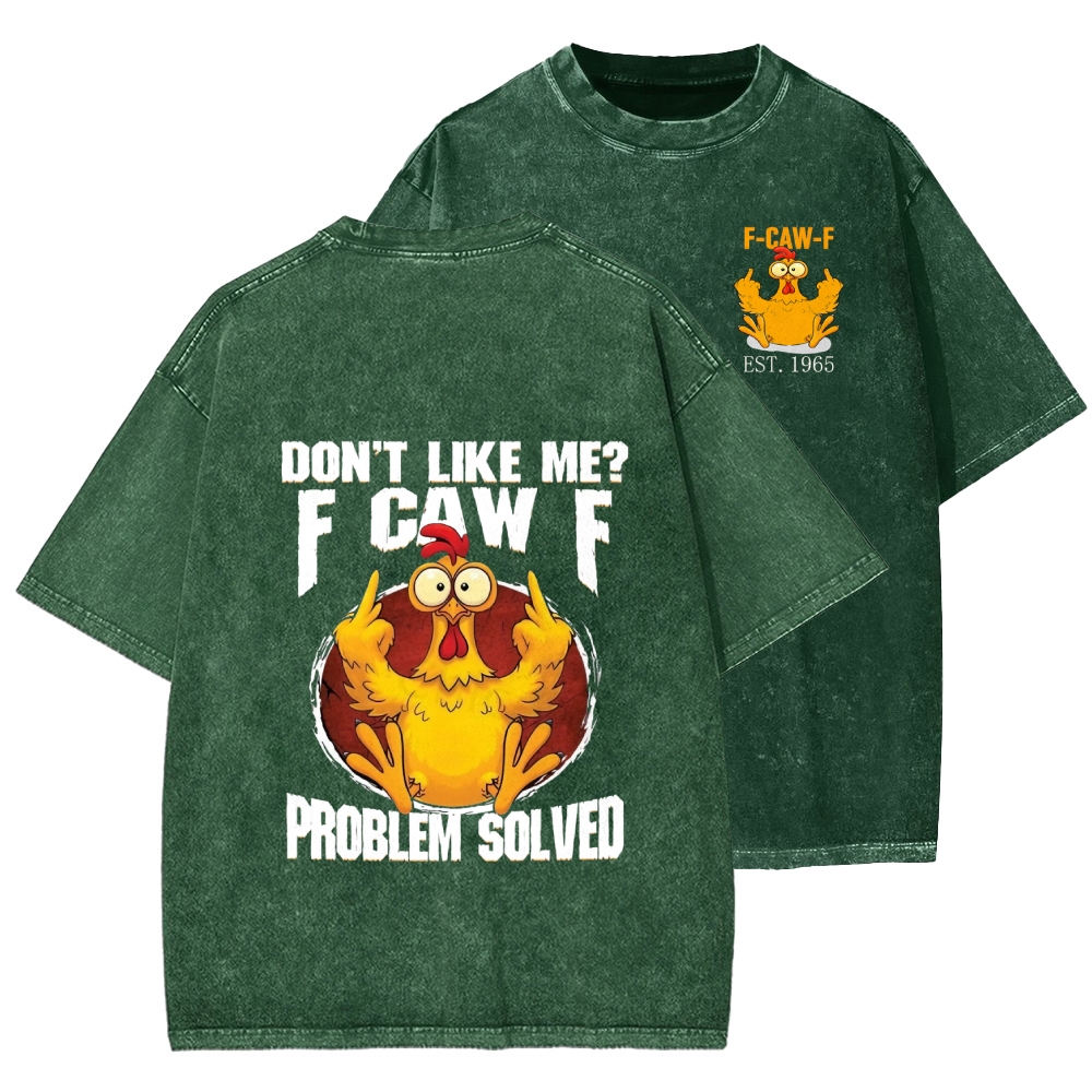 Unisex Custom Year Don't Like Me? Printed Washed Tee