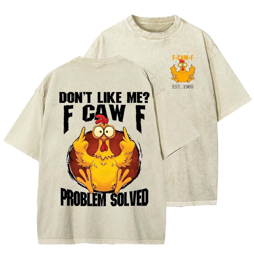 Unisex Custom Year Don't Like Me? Printed Washed Tee